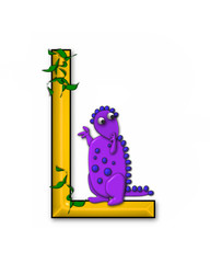 Alphabet Dino Roaring L