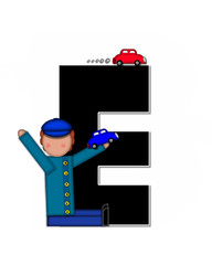 Alphabet Children Automobiles