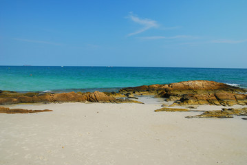 Landscape of a  beach at Koh Samed (Samed island) in Rayong province, Thailand