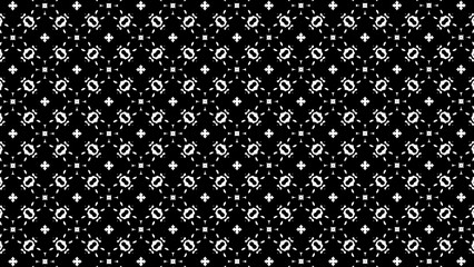 Ornament with elements of black and white colors. 18
