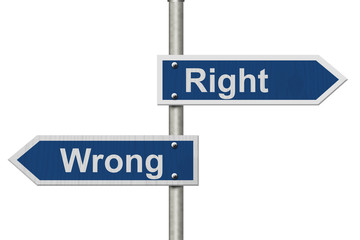 Right Versus Wrong