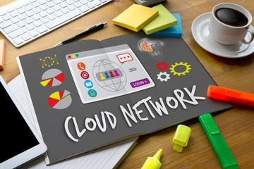 Cloud Network Communication  Globalization Cloud Computing diagr