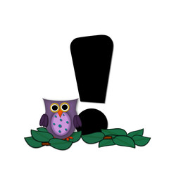 Alphabet Hoo Hoo Exclamation