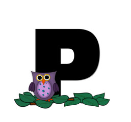 Alphabet Hoo Hoo P