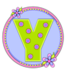 Alphabet Big Dotted  Y