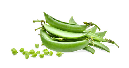 snow beans isolated on white background