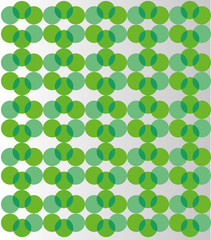 green circles pattern