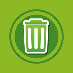 go green ecology icon vector illustration graphic design