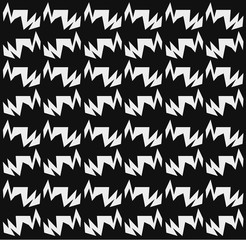 white zigzag pattern