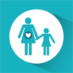 family home relationship icon vector illustration graphic design