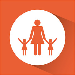 family home relationship icon vector illustration graphic design