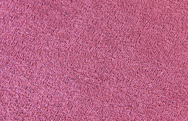 Close up of pink rubber floor background.
