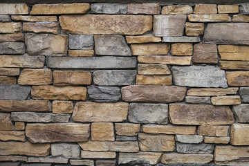 stone wall texture and background, close up