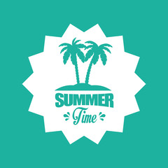 Obraz premium summer vacation travel icon vector illustration graphic design