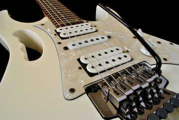 White Shredders Guitar Jem
