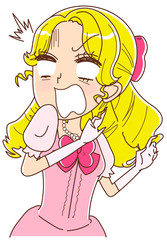 お嬢様のイラスト