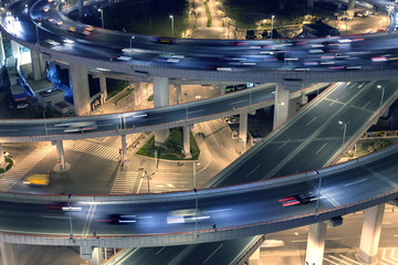 Obraz premium Overpass at night