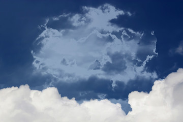 Obraz premium Sky Manipulation 1 color Backgrounds.