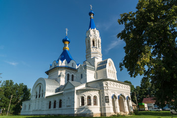 Church of St. Dmitry Solunsky in village Korobovka, Russia