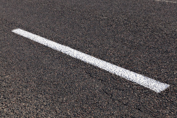 Fototapeta premium road markings, close-up