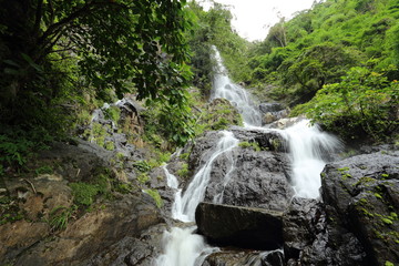 Top of mountain in Krok E-Dok waterfall in Saraburi, Thailand