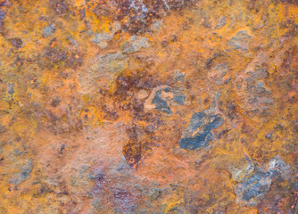 RUSTY TEXTURE ON HEAVY STEEL