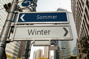 Fototapeta premium Schild 147 - Winter