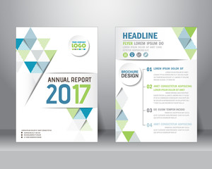 Abstract annual report, vector