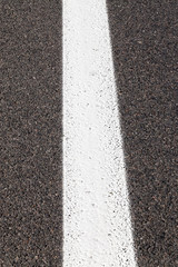road markings, close-up