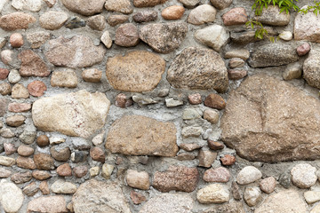 part of a stone wall