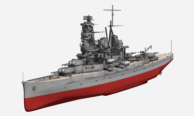 戦艦　金剛　榛名　霧島　比叡　型 © chame96