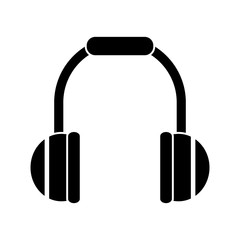 Headphone device icon. Music sound audio and stereo theme. Isolated design. Vector illustration
