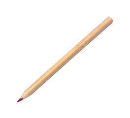 color pencils isolated on white. natural color.One natural color