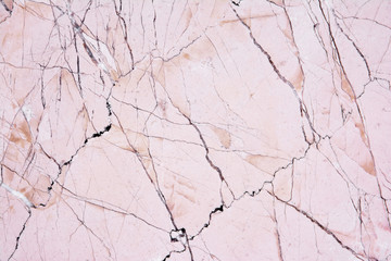 Pink light marble stone texture background.Beautiful pink marble