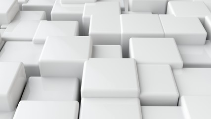 Abstract background of 3d blocks