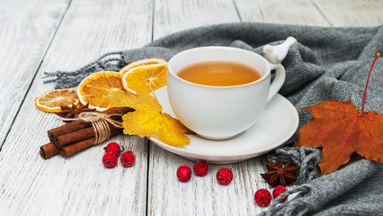 hot tea with spices
