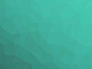 Green teal blue gradient abstract polygonal triangular background
