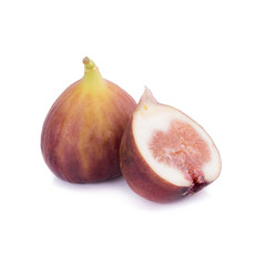 Fresh figs, sweed figs isolated on white background.