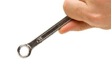 spanner in hand