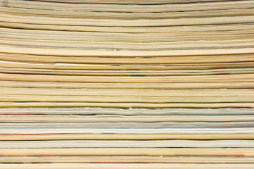  stack of magazines