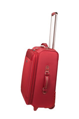 red new suitcase