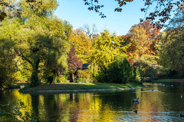 Herbst in München - Englischer Garten