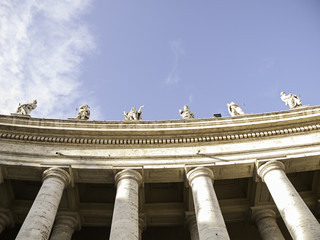 Fototapeta premium Stone walls in vatican
