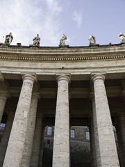 Stone walls in vatican