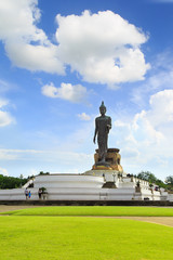 Obraz premium Buddhist park in phutthamonthon, Thailand