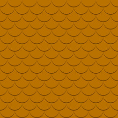 background with roof tile pattern in brown color.