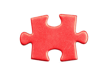 Obraz premium puzzle pieces on white background