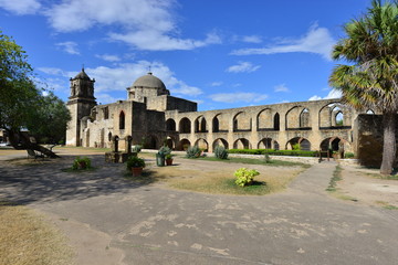 Mission San José y San Miguel de Aguayo the Catholic Mission in San Antonio Texas.