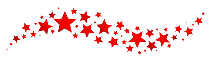 Red stars border