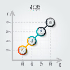 Business data visualization.